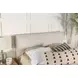 Izzy Sand Upholstered King and California King Panel Headboard