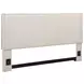 Izzy Sand Upholstered King and California King Panel Headboard
