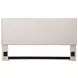 Izzy Sand Upholstered King and California King Panel Headboard