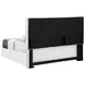 Kosmo Sand Upholstered King and California King Panel Headboard