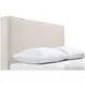 Kosmo Sand Upholstered King and California King Panel Headboard