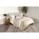 Kosmo Sand Upholstered King and California King Panel Headboard