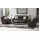 Arezzo Chocolate Zero Gravity Power Reclining 62" Loveseat with Power Headrest