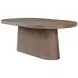 Elements Cocoa Oval Pedestal Dining Room Set
