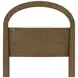 Elements Cocoa Wood Arch Back Chair Set of 2
