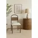 Elements Cocoa Wood Arch Back Chair Set of 2