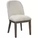 Elements Cocoa Shelter Upholstered Chair Set of 2