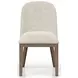 Elements Cocoa Shelter Upholstered Chair Set of 2