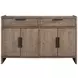 Elements Toffee Asymmetrical Stone Slab Dining Room Set