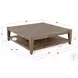 Sagewyn Weathered Brown 48" Square Cocktail Table