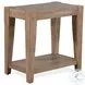 Maple Haze Brown 25" Rectangular Chair Side Table