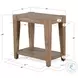Maple Haze Brown 25" Rectangular Chair Side Table