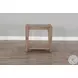 Maple Haze Brown 25" Rectangular Chair Side Table