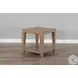 Sagewyn Weathered Brown 24" Square End Table