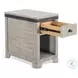 Willow Nest Gray 15" Rectangular Chair Side Table
