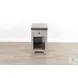 Willow Nest Gray 15" Rectangular Chair Side Table