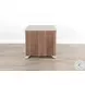 Elmcrest Gray Square End Table with Drawer