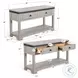 Elmcrest Gray Rectangular Sofa Table