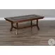 Desert Sage Dark Brown Rectangular Coffee Table