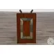 Desert Sage Dark Brown Rectangular Chair Side Table