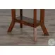 Desert Sage Dark Brown Rectangular Chair Side Table