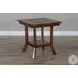 Desert Sage Dark Brown Rectangular End Table