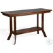 Desert Sage Dark Brown Rectangular Sofa Table