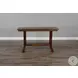 Desert Sage Dark Brown Rectangular Sofa Table