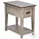Ember Grace Gray 15" Rectangular Chair Side Table