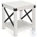 Hearthwood Haven White Square End Table