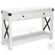 Sagewyn White Marble 44" Rectangular Sofa Table
