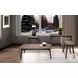 Cozy Luxe Dark Brown 15" Rectangular Chair Side Table