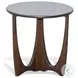 Heritage Horizon Dark Brown Round End Table