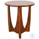 Heritage Horizon Medium Brown Round End Table