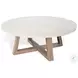 Cozy Luxe Light Gray Rowan Round Round Occassional Table Set