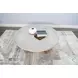 Cozy Luxe Light Gray Rowan Round Round Occassional Table Set