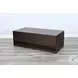 Willow Nest Dark Brown 54" Rectangular Coffee Table with Sliding Doors and Casters