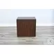 Golden Hearth Dark Brown 18" Rectangular Chair Side Table