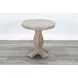 Ember Grace Natural 24" Round Chair Side Table
