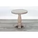 Ember Grace Natural 24" Round Chair Side Table