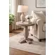 Ember Grace Natural 24" Round Chair Side Table