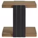 Aurora Latte Channel Chairside Table
