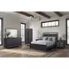 Aurora Peppercorn King Open Panel Bed