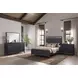 Aurora Peppercorn King Open Panel Bed