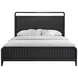 Aurora Peppercorn King Open Panel Bed