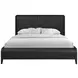 Aurora Peppercorn Queen Waterfall Panel Bed