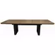 Aurora Peppercorn Double Pedestal Extendable Dining Room Set