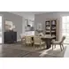 Aurora Peppercorn Double Pedestal Extendable Dining Table