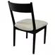 Aurora Peppercorn Cresent Chair Set of 2