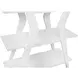 Stratton White Etagere